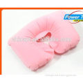 pvc flocking air neck pillow memory foam chip pillow